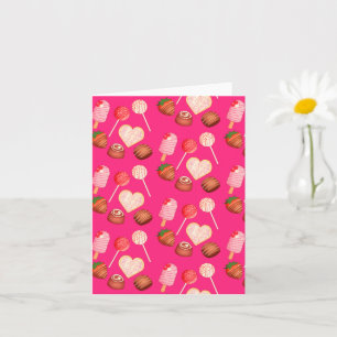 Modèle de friandises et de bonbons pour la Saint-V