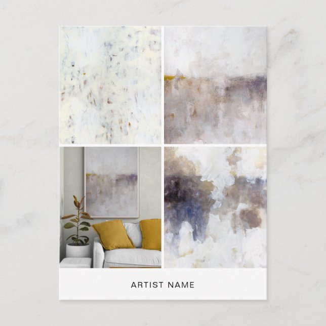 Modèle de grille d'image Art Postcard 4 (Devant)