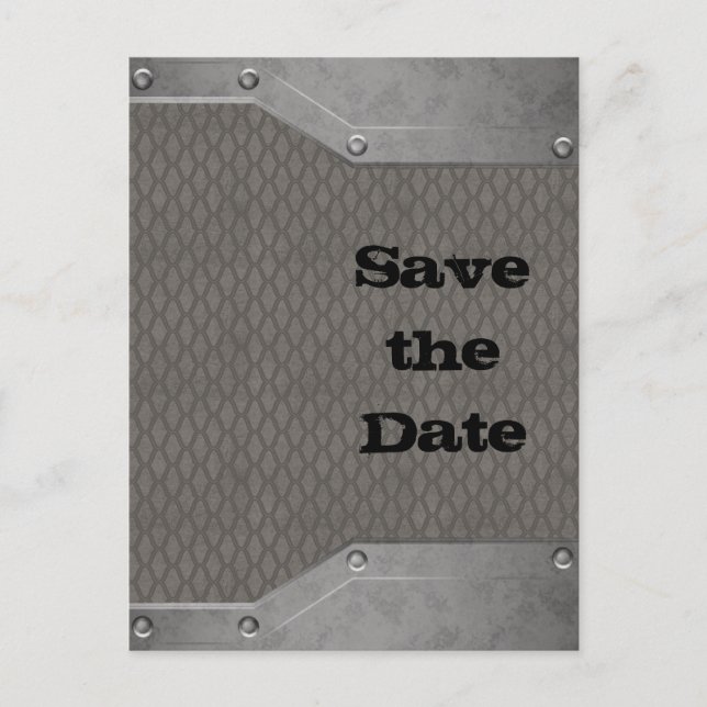 modèle de grunge métallique (Devant)