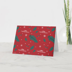 Modèle de houx pour les vacances de Noël