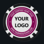 Modèle de jetons de poker avec texte personnalisé<br><div class="desc">Couleurs et polices personnalisées - Créez votre propre design Jetons de poker personnalisés avec logo ou photo d'entreprise personnalisé et nom de site Web ou texte personnalisé Exemple de conception de tampon d'entreprise Modèle de jeton de poker / Cadeaux de poker à l'effigie de votre marque - Ajoutez votre logo...</div>