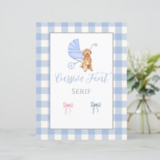 Modèle de jeu personnalisable baby shower