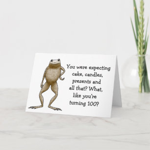 Modèle de la carte d'anniversaire Obadiah Toad