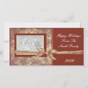 Modèle de la carte de Noël du concepteur