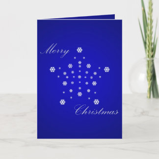 Modèle de la carte Star de Noël