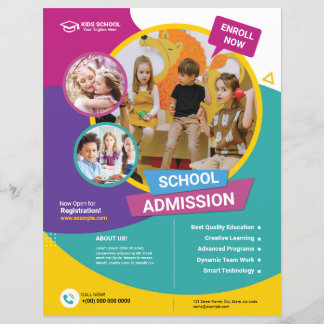 Modèle de la circulaire d'admission à l'école