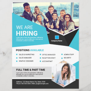 Modèle de la circulaire d'offres d'emploi