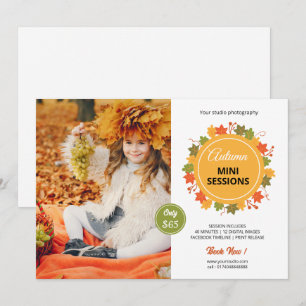 Modèle de la mini-session automne/automne