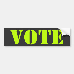 modèle de la personnaliser "vote" - Bumper Sticker