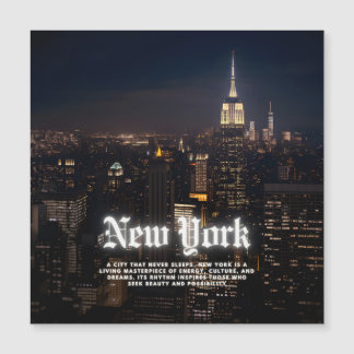 Modèle de l'affiche Skyline de New York