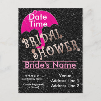 Modèle de l'invitation à la douche nuptiale