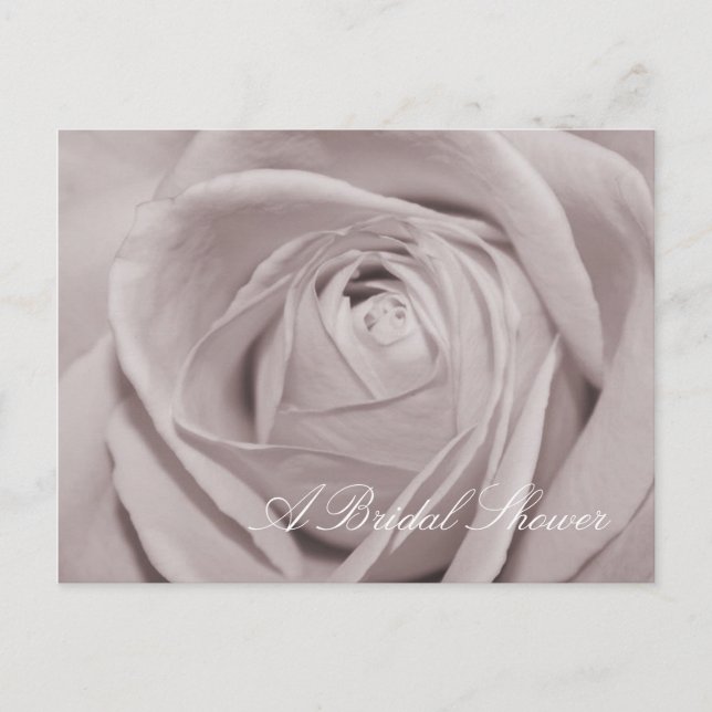 Modèle de l'invitation à la douche nuptiale (Devant)