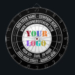 Modèle de logo et de Cible de flechettes professio<br><div class="desc">Couleurs et polices personnalisées - Concevez vos propres tableaux de bord personnalisés avec logo personnalisé Entreprise Nom Adresse Site Web ou Texte personnalisé Promotionnel Cible de flechettes d'entreprise Don - Ajouter votre nom - Entreprise / Adresse / Logo - Photo ou QR Code / Site Web ou E-mail ou Téléphone...</div>