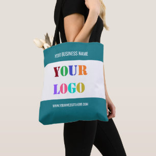 Modèle de logo et de Sac fourre-tout de texte pers