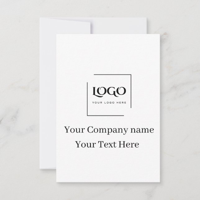 Modèle de logo personnalisé élégant (Devant)