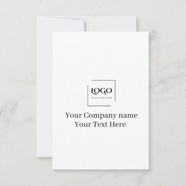 Modèle de logo personnalisé élégant (Devant)