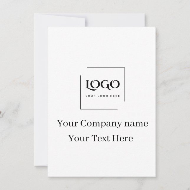 Modèle de logo personnalisé élégant (Devant)