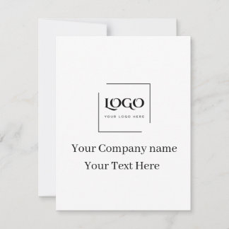 Modèle de logo personnalisé élégant