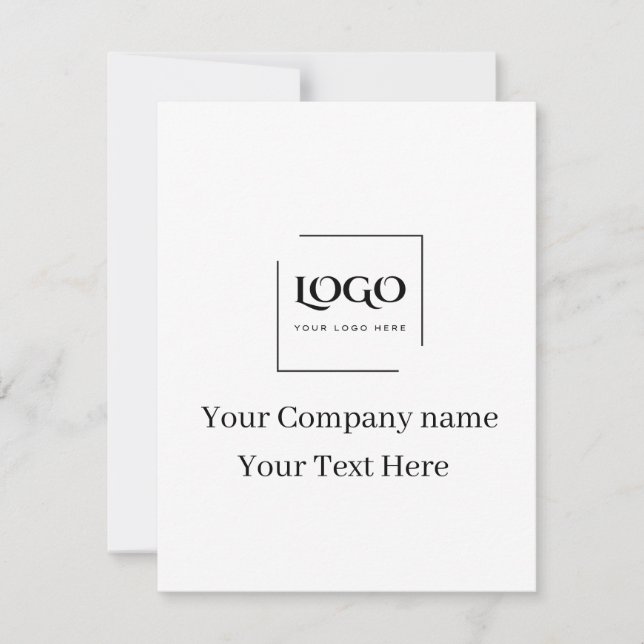 Modèle de logo personnalisé élégant (Devant)