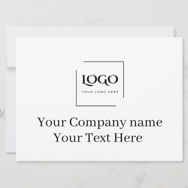Modèle de logo personnalisé élégant (Devant)