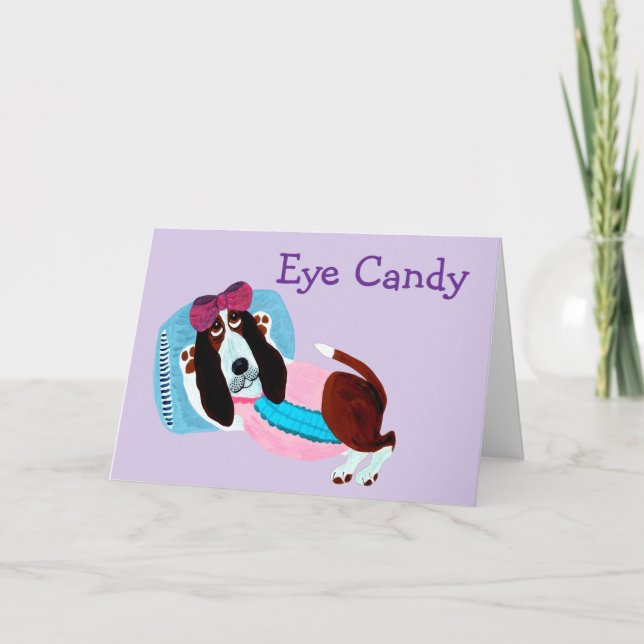 Modèle de maillot de bain Basset Hound Eye Candy (Devant)