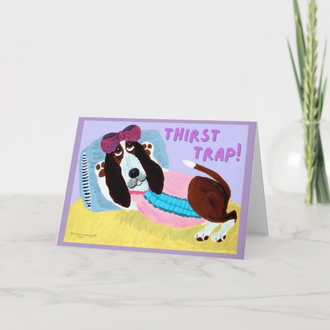 Modèle de maillot de bain Basset Hound piège à soi (Devant)