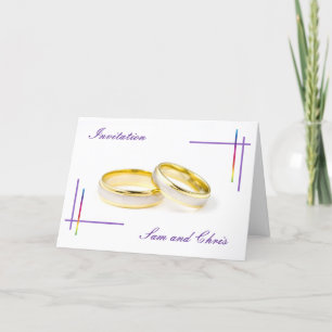 Modèle de mariage d'arc-en-ciel