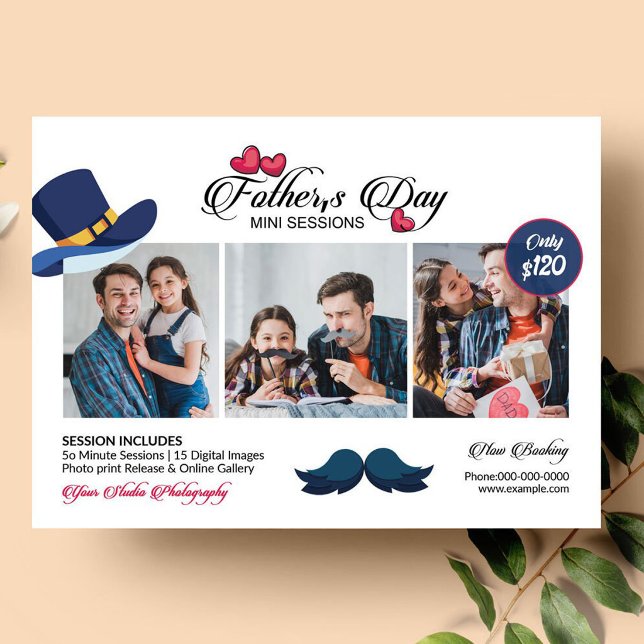 Modèle de mini-session de photographie pour la fêt (Créateur téléchargé)