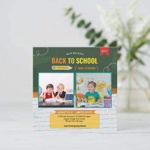 Modèle de mini session de rentrée scolaire