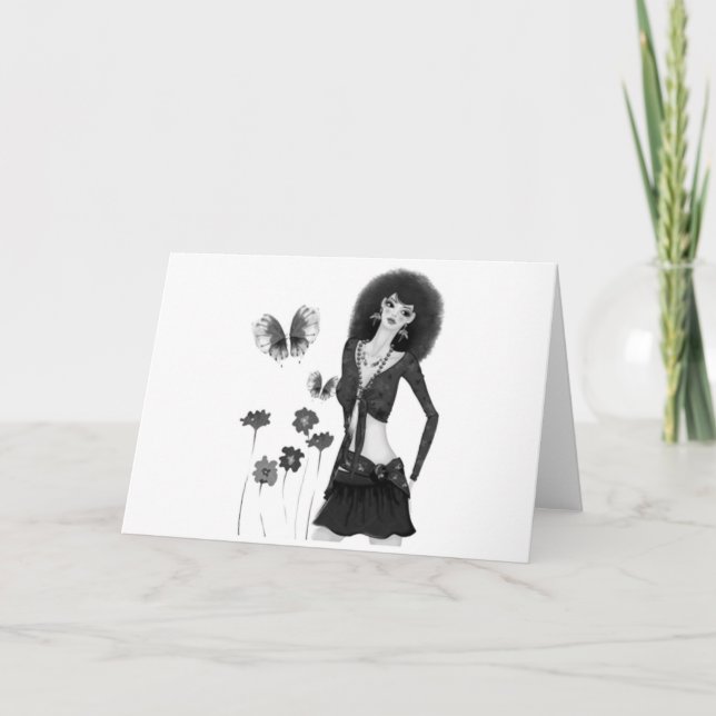 MODÈLE DE MODE TOUTE CARTE D'OCCASION (Devant)