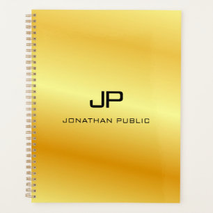 Modèle de monogramme de lunette personnalisée Gold