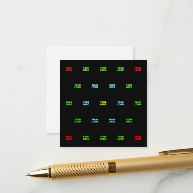Modèle de motif de logo ou d'image téléchargé mode (Devant/Arrière en situation)