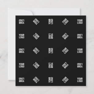 Modèle de Motif Logo moderne unique Black