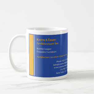 Modèle de mug pour entreprise d'architecture