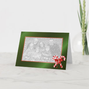 Modèle de Noël de bougie de sucrerie