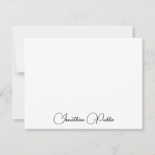 Modèle de nom de script moderne élégant personnali