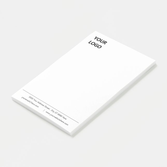 Modèle de notes Post-it® personnalisé pour votre e (Incliné)