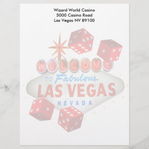 Modèle De Papier À En-tête Accueil vers Las Vegas fabuleux + En-tête de
