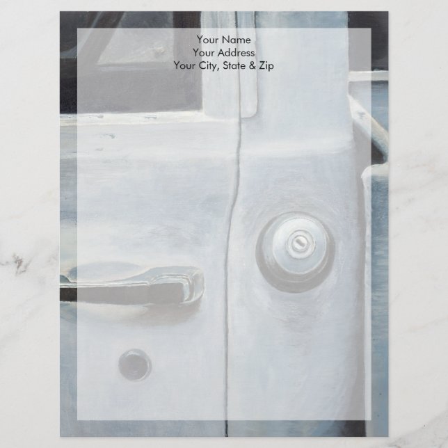 Modèle De Papier À En-tête Camion de ramassage (Devant)