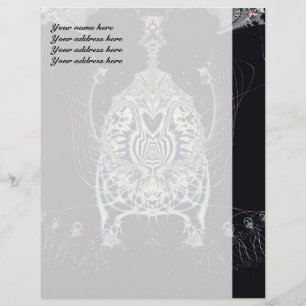 Modèle de papier à en-tête de magie noire