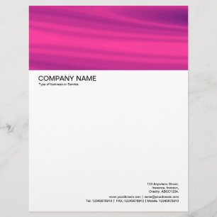 Modèle De Papier À En-tête En-tête grande image - Galaxie rose