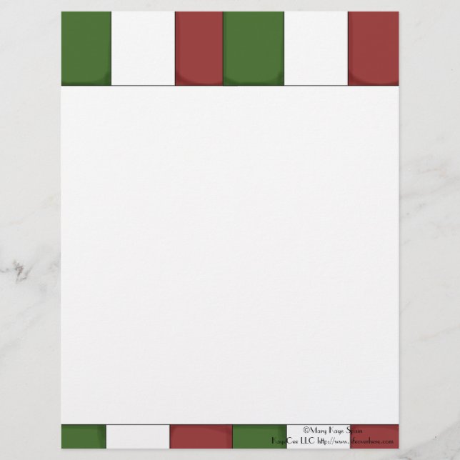 Modèle De Papier À En-tête Papeterie mignonne (Devant)