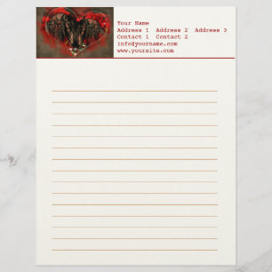 Modèle De Papier À En-tête Soul Mates - En-tête, Stationnaire