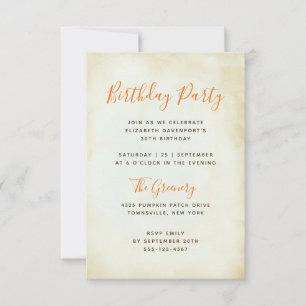 MODÈLE DE PARTI GÉNÉRIQUE