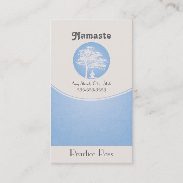 Modèle de passage de classe du carte de visite 10 (Devant)