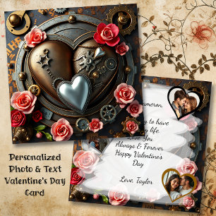 Modèle de photo de la Saint-Valentin gothique Stea