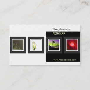 Modèle de photos cartes de visite de portefeuille