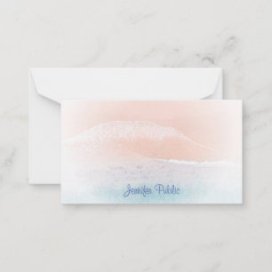 Modèle de plage de sable de mer manuscrit