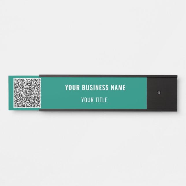 Modèle de plaque de porte de bureau d'entreprise a (Devant)
