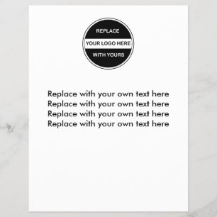 Modèle de prospectus du logo de l'entreprise